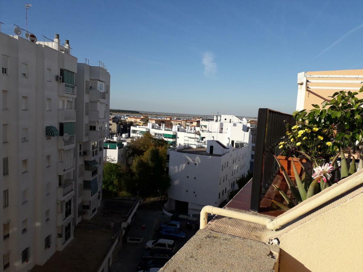 Ferienwohnung Atico Con Espectacular Terraza Con Vistas Magnificas A La Desembocadura Del Guadalquivir Sanlúcar de Barrameda Exterior foto